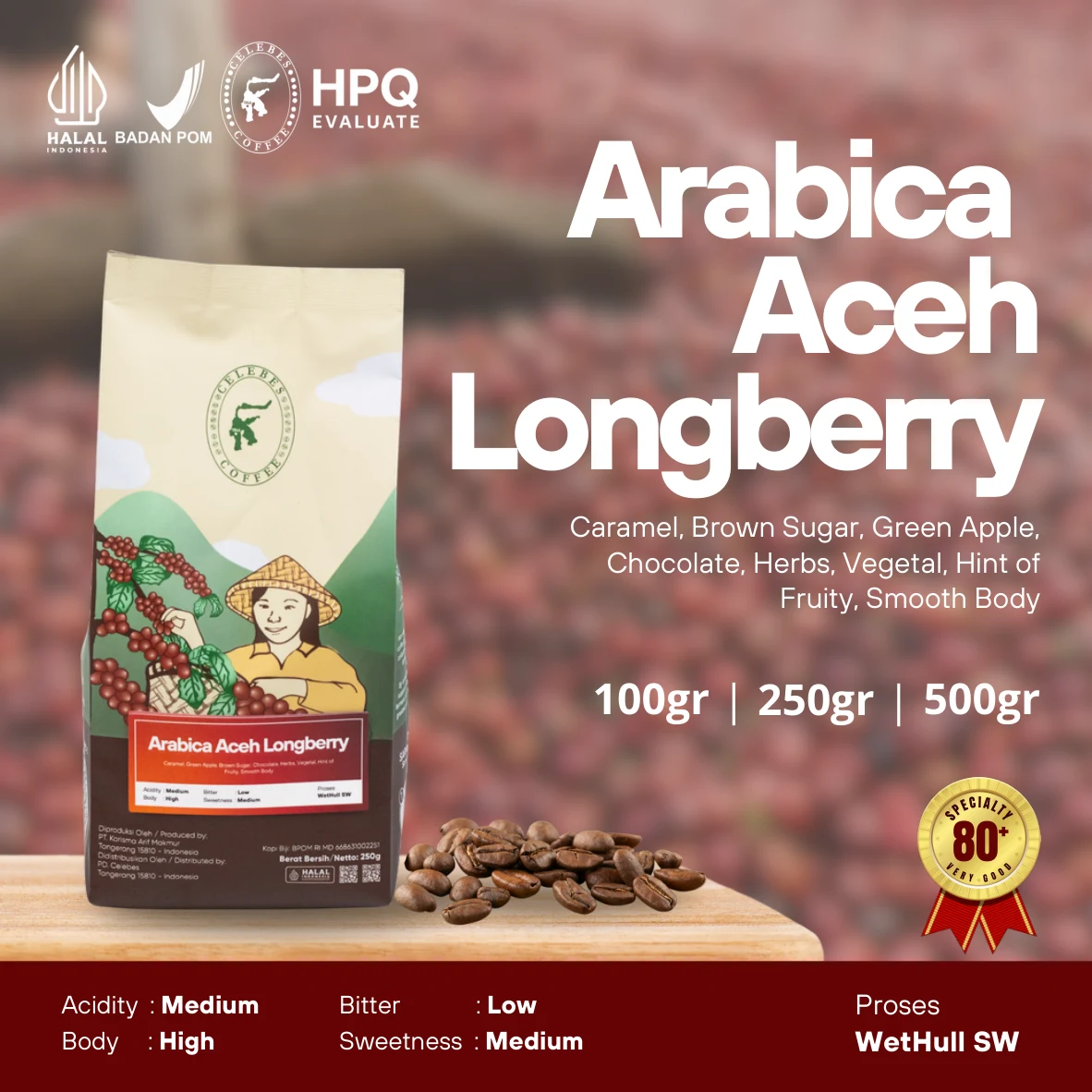 Arabica Aceh Gayo Longberry (RKC)